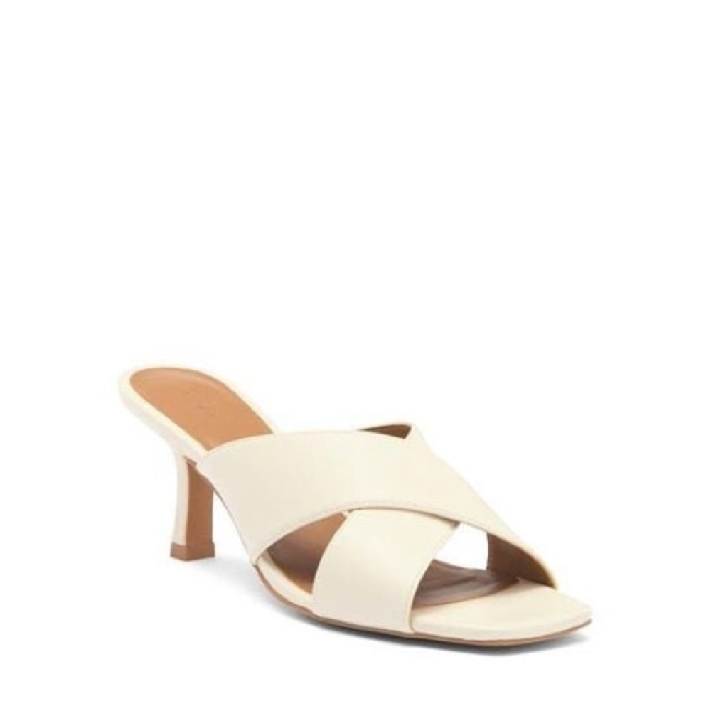 Elegant Cream Women's Slide Sandals